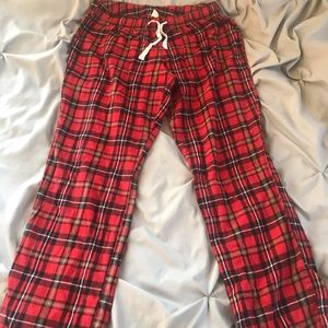 Red Plaid Pajama Pants